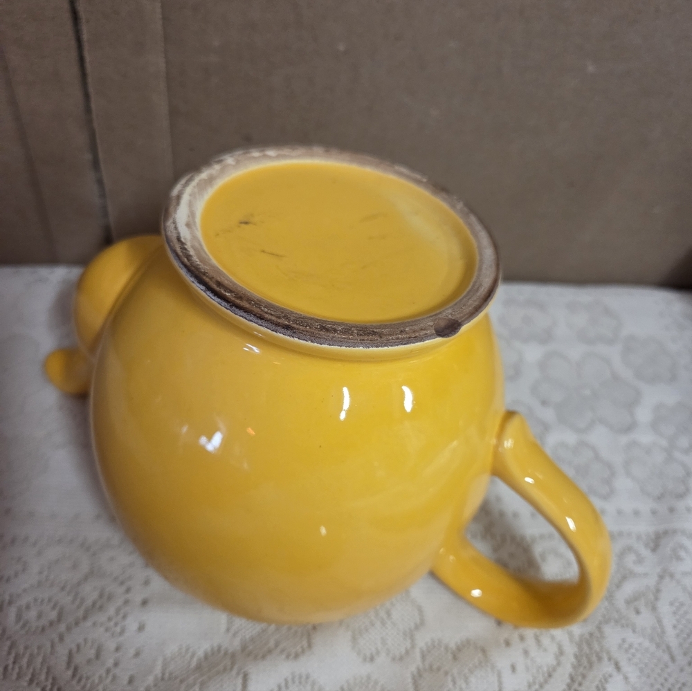 Vintage Smiley Face Ceramic Teapot Tea Pot - Picture 5 of 7